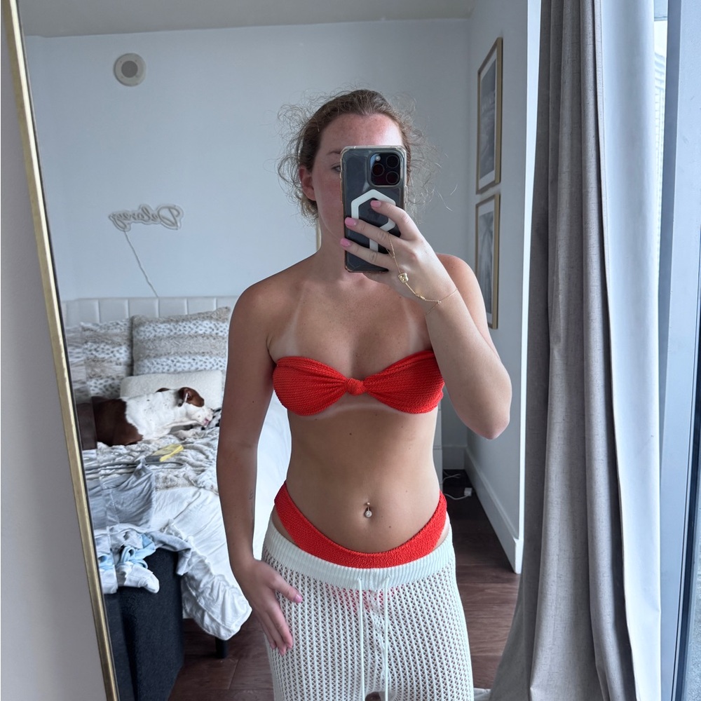 PacSun Red Bandeau Bikini